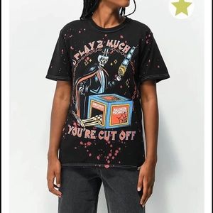 Broken Promises x Samborghini Cut Off Tie Dye T-Shirt M